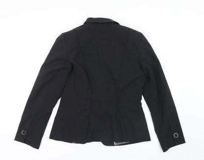 Back view of Marks & Spencer women’s black jacket, size UK 12