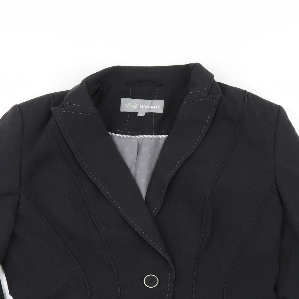 Marks & Spencer Womens Black   Jacket  Size 12