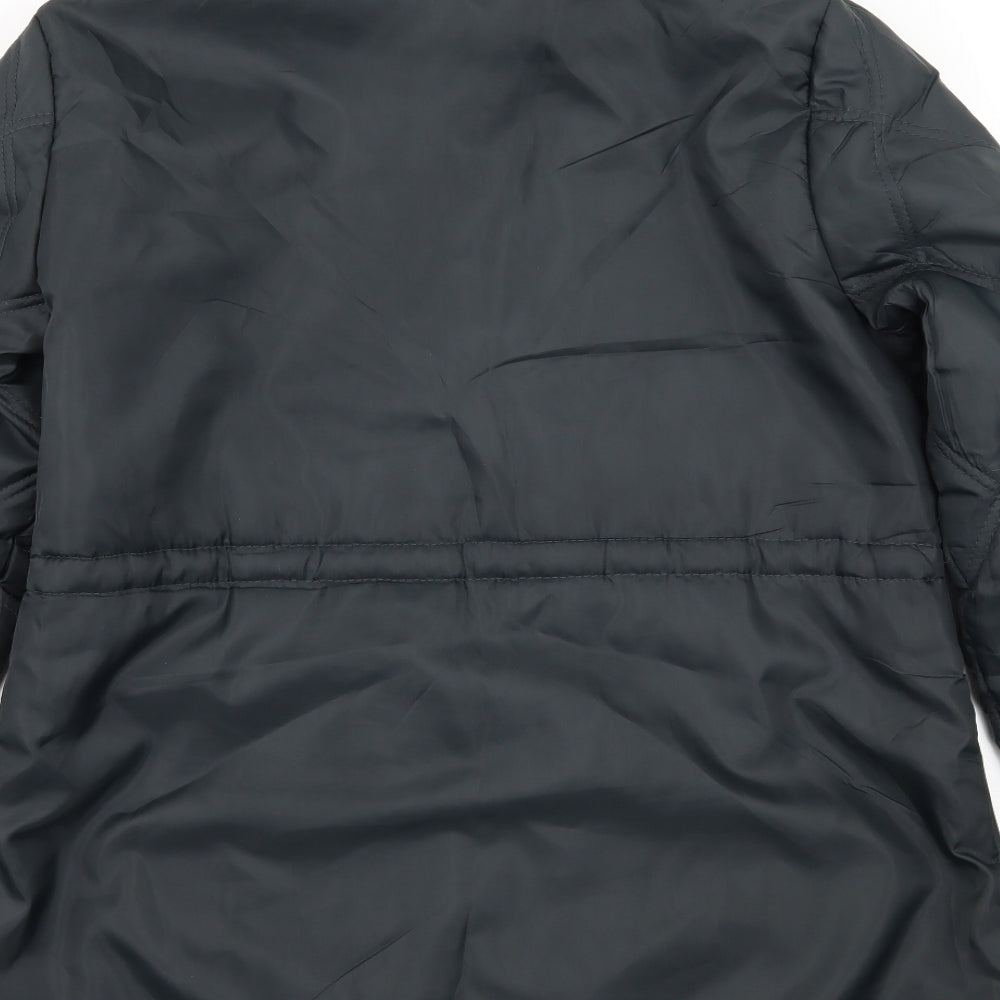 Preworn Womens Black   Overcoat Coat Size 10