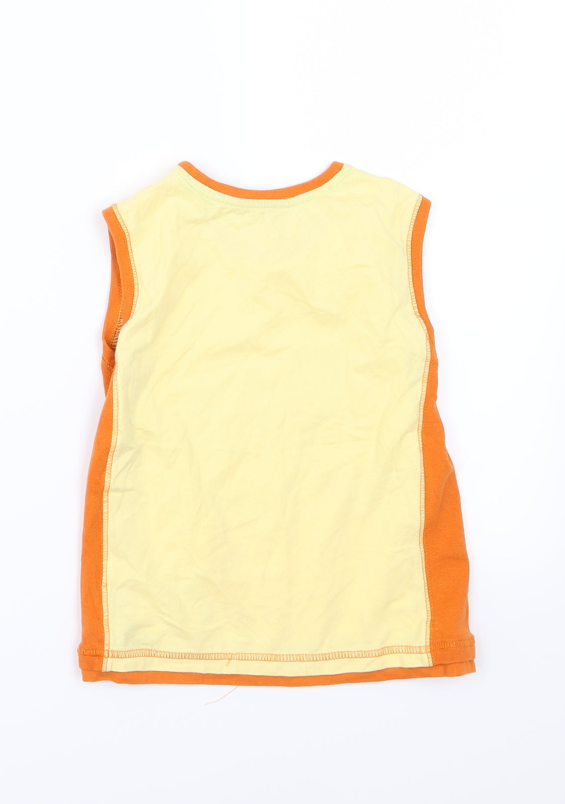 George Boys Yellow  Jersey Basic Tank Size 4-5 Years  - Beach Buggy
