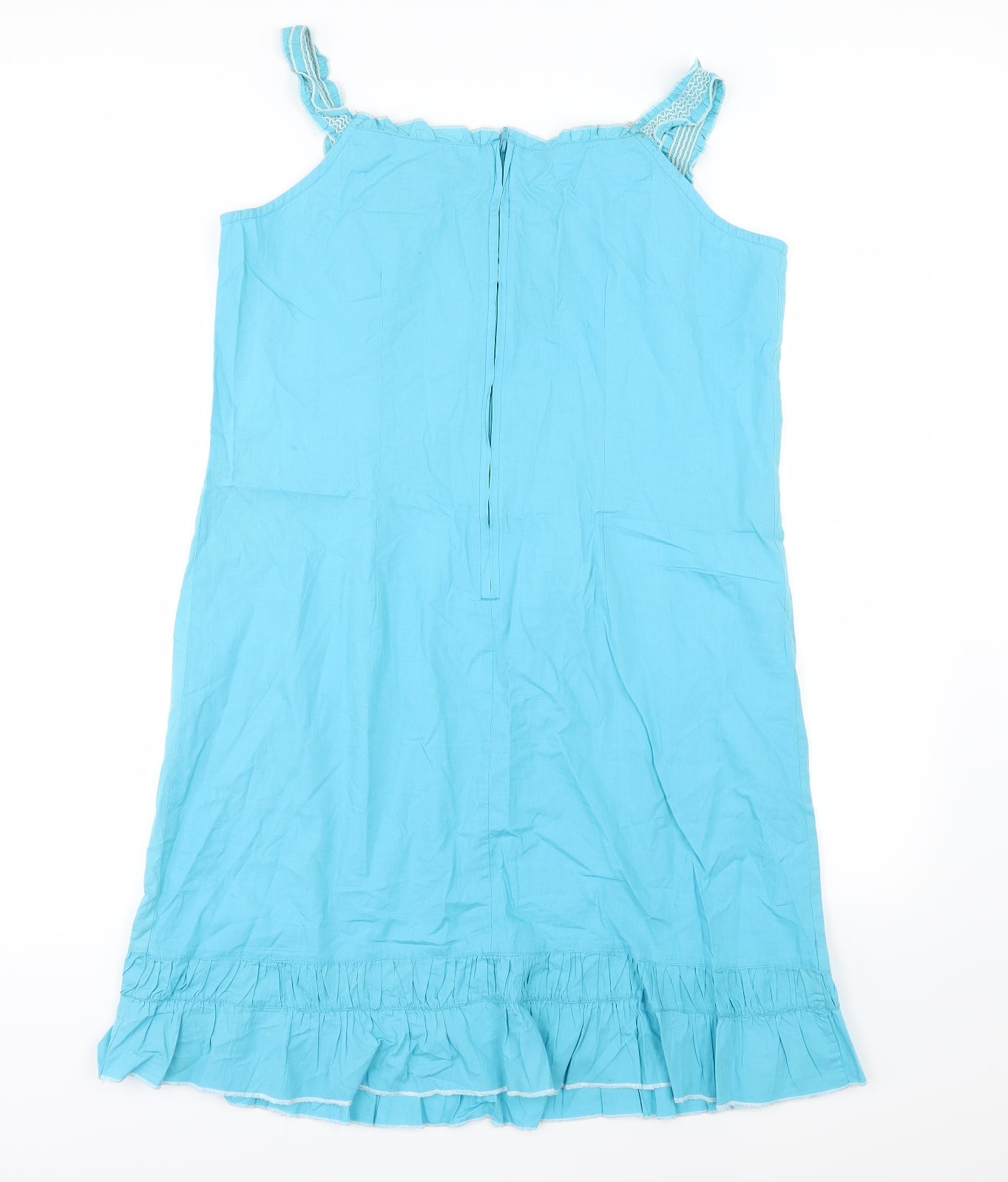 Faded Glory Womens Blue Floral  A-Line  Size XL