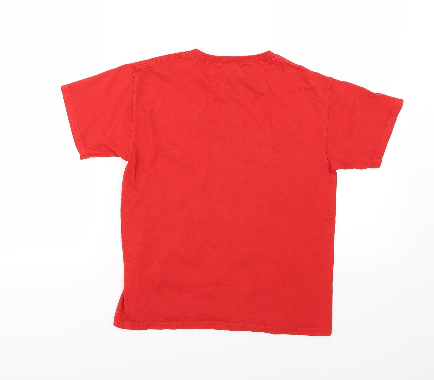 Gildan Boys Red  Jersey Basic T-Shirt Size M  - Gaming