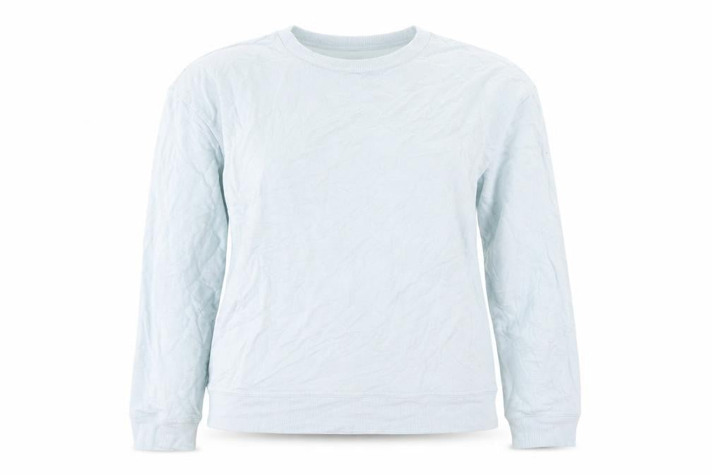 F&F Womens Blue  Jersey Pullover Sweatshirt Size 12