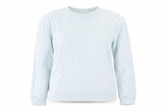 F&F Womens Blue  Jersey Pullover Sweatshirt Size 12