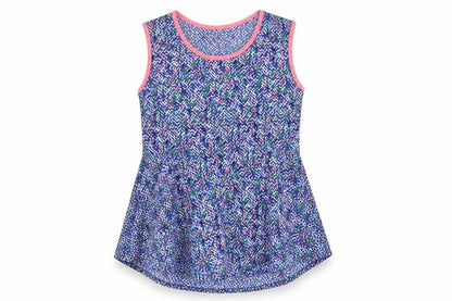Front view of French Connection girls’ blue basic blouse, size 14-15, years