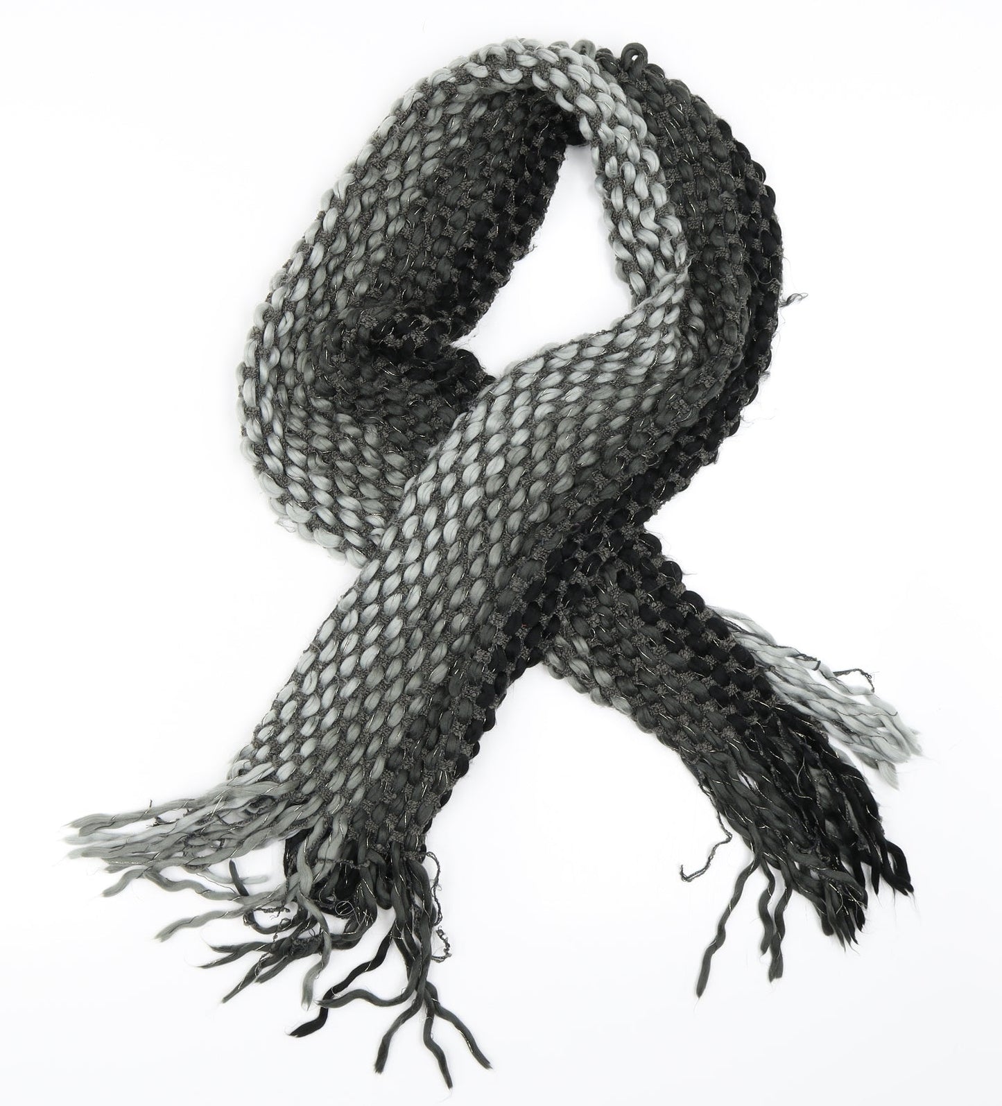 Preworn Womens Grey    Scarf