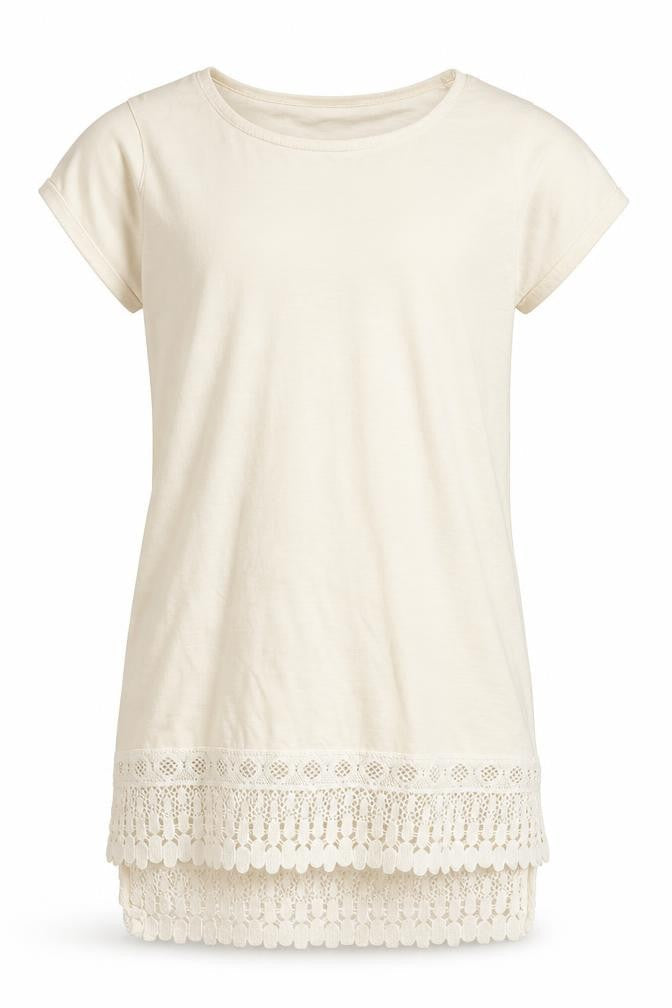 NEXT Girls Ivory   Basic T-Shirt Size 9 Years
