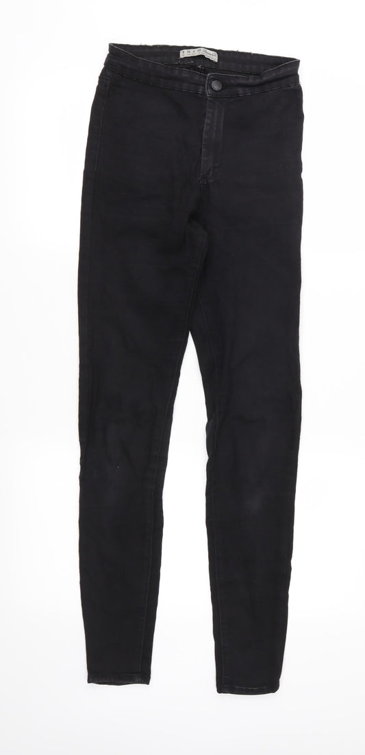 Denim & Co. Womens Black  Denim Skinny Jeans Size 8 L30 in