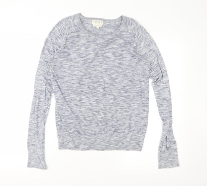 Additional front view of Next women’s blue knit jumper, size UK 12