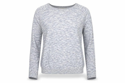Front view of Next women’s blue knit jumper, size UK 12