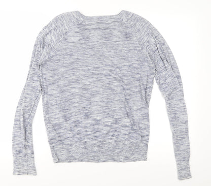 Back view of Next women’s blue knit jumper, size UK 12