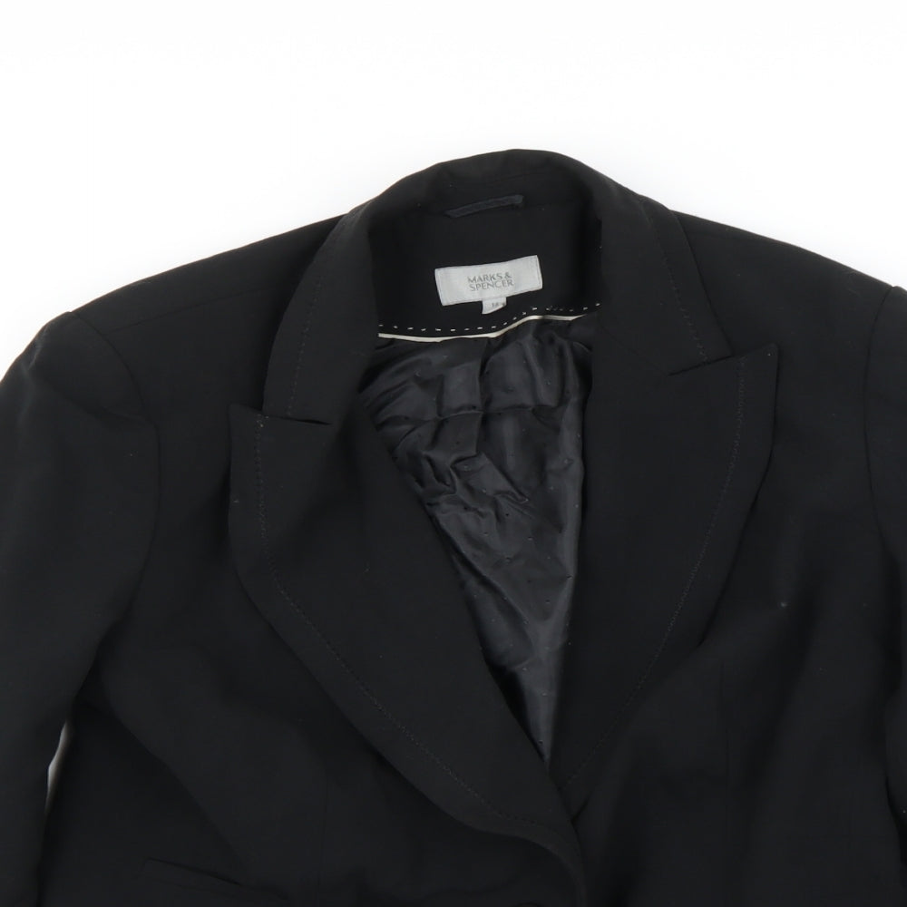 Marks and Spencer Womens Black   Jacket Blazer Size 12