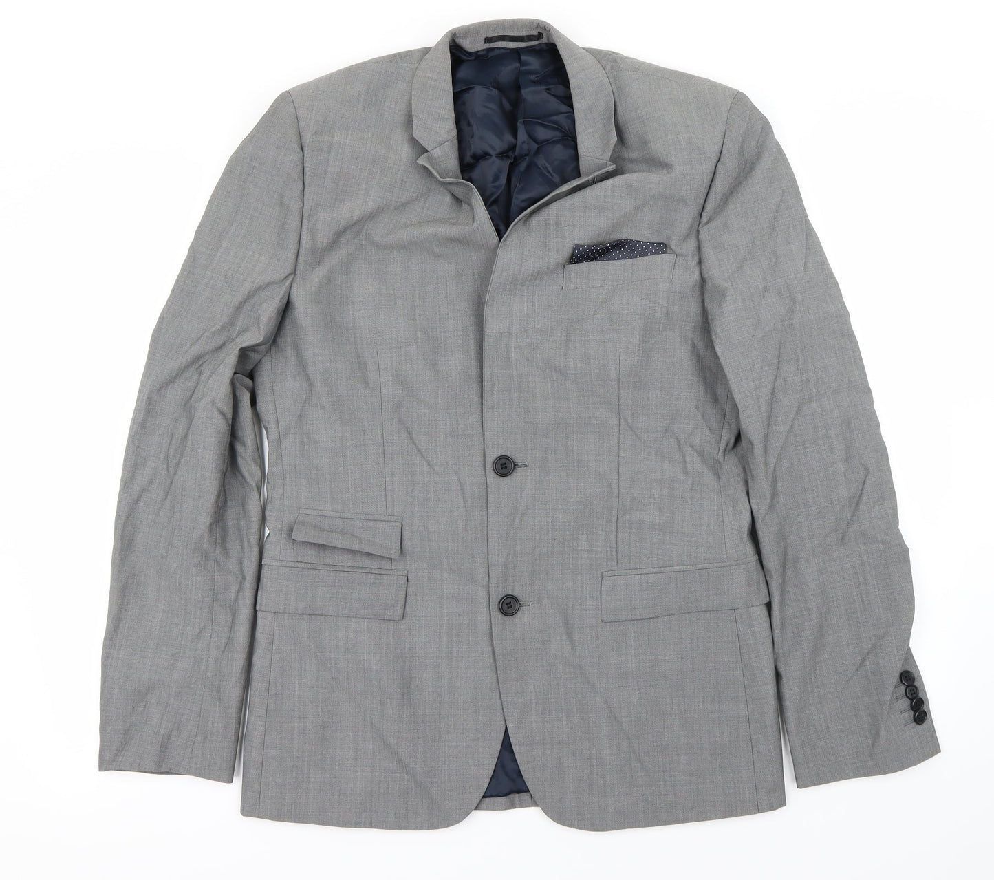 Topman Mens Grey   Jacket Blazer Size 38
