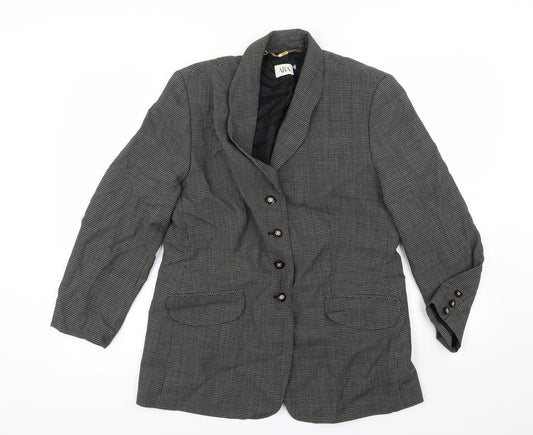 ara Womens Brown Ikat  Jacket Blazer Size 14