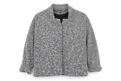 Front view of New Look women’s grey jacket blazer, size UK 8