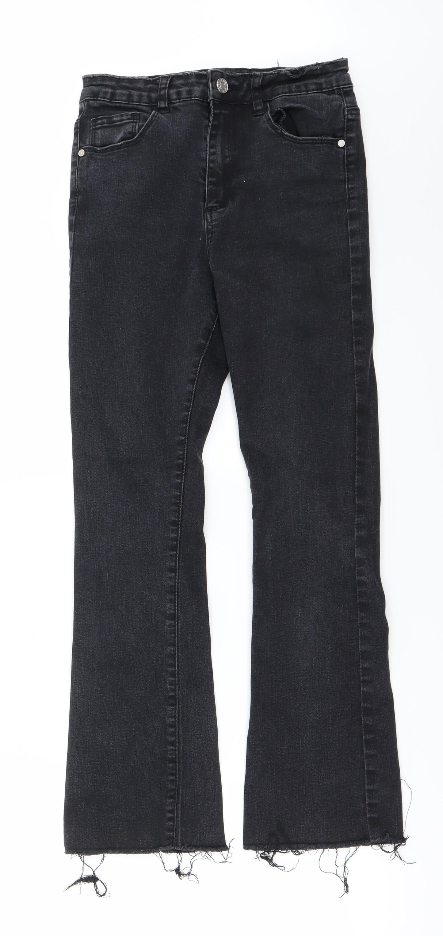 Preworn Womens Black   Straight Jeans Size 8 L25 in