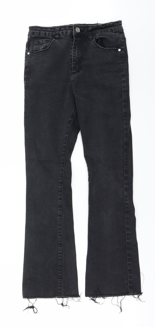 Preworn Womens Black   Straight Jeans Size 8 L25 in