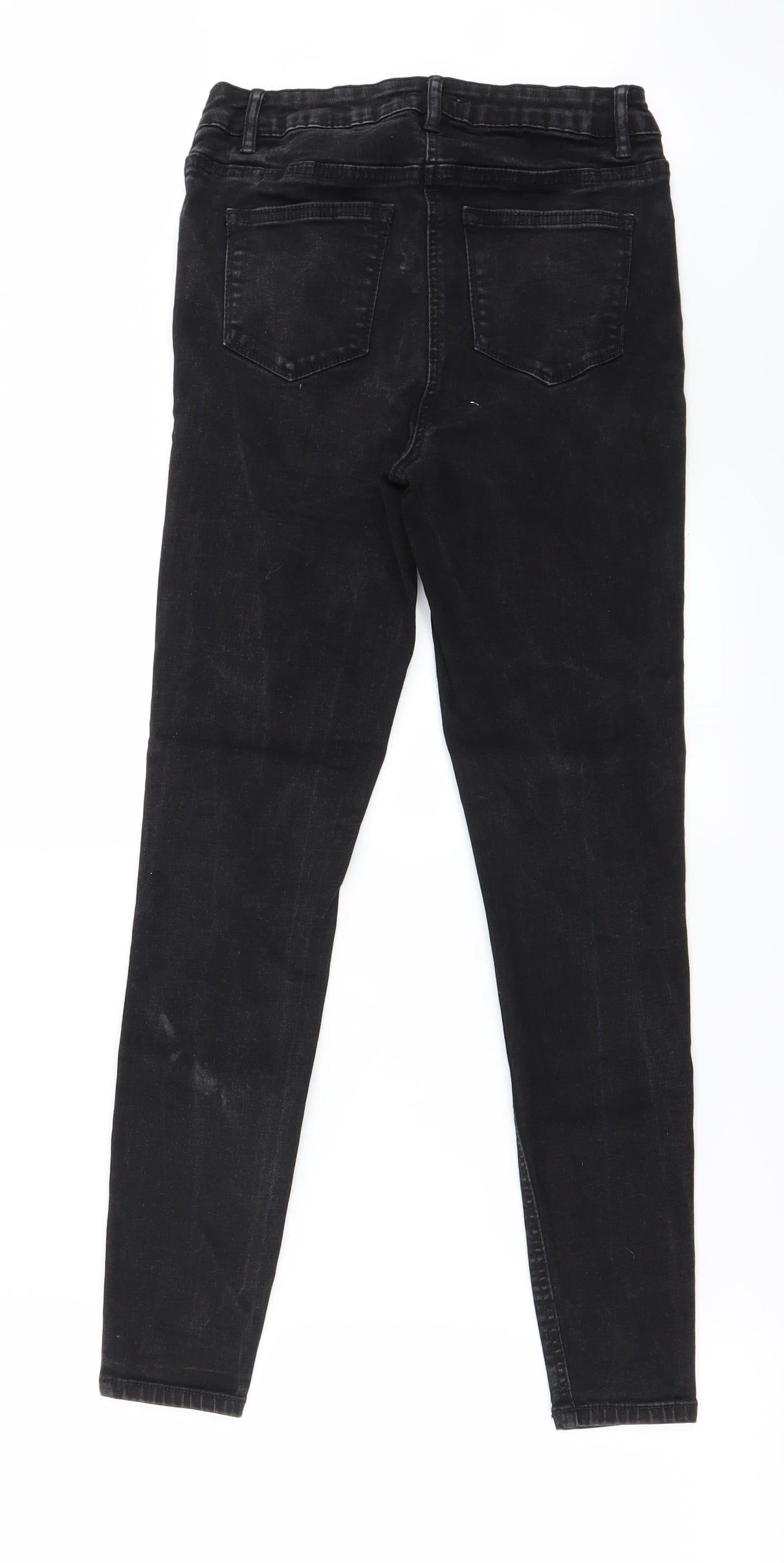 Papaya Womens Black   Straight Jeans Size 10 L25 in