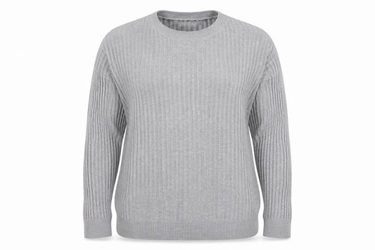 Front view of Papaya women’s grey jumper, size UK 18