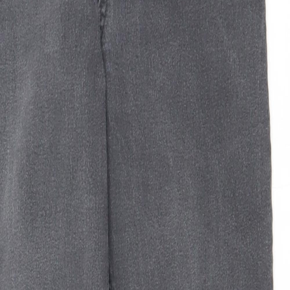 Preworn Womens Grey Paisley  Skinny Jeans Size 10 L23 in
