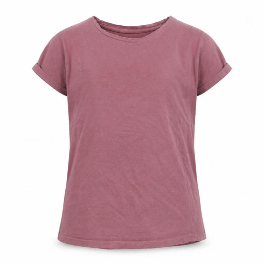 Front view of Tu kids girls’ purple basic t-shirt, size 8, years