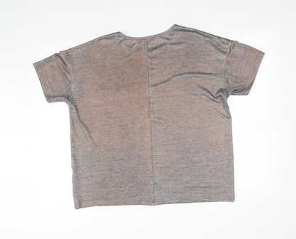 Back view of Papaya women’s grey basic blouse, size UK 12
