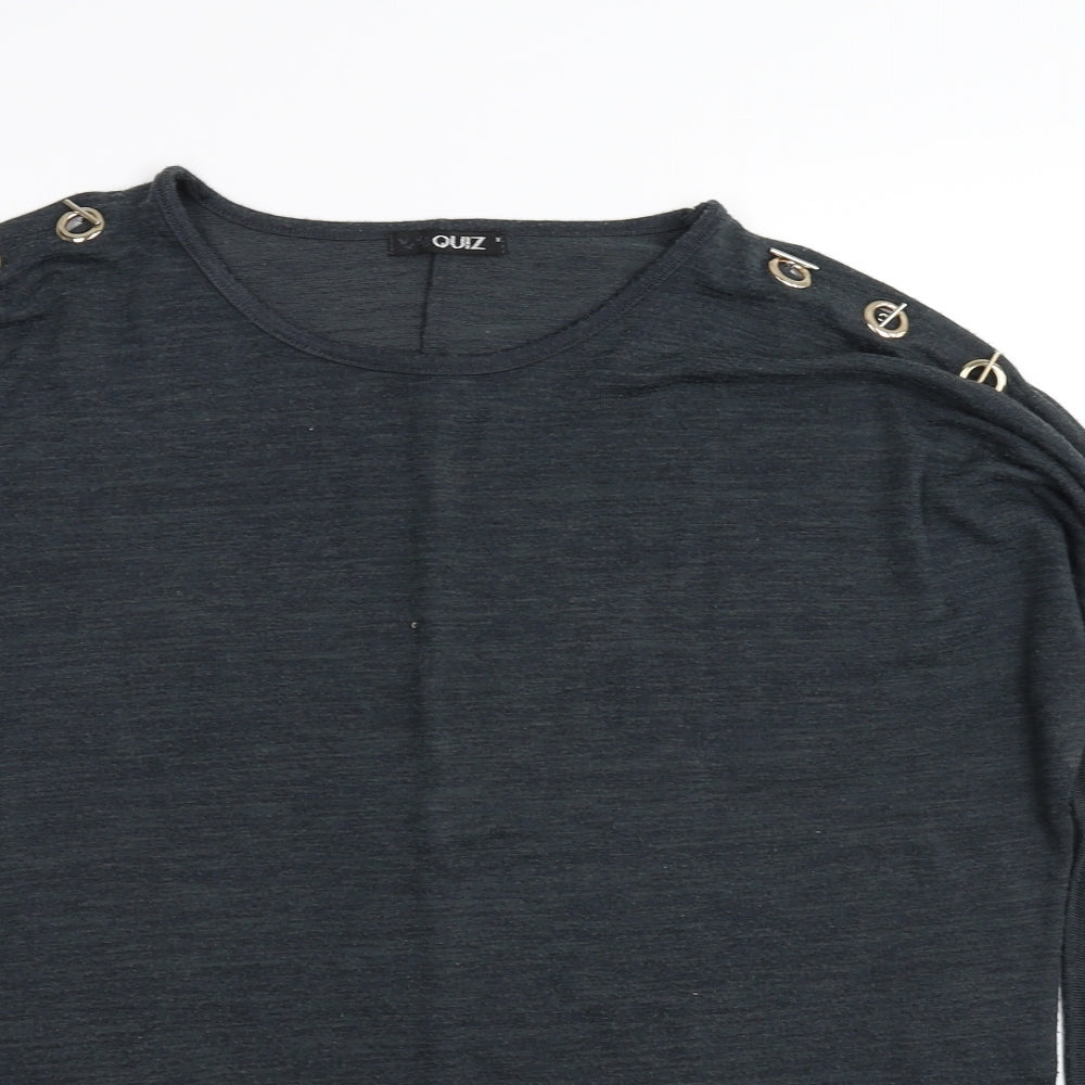 Quix Womens Blue   Pullover Jumper Size M