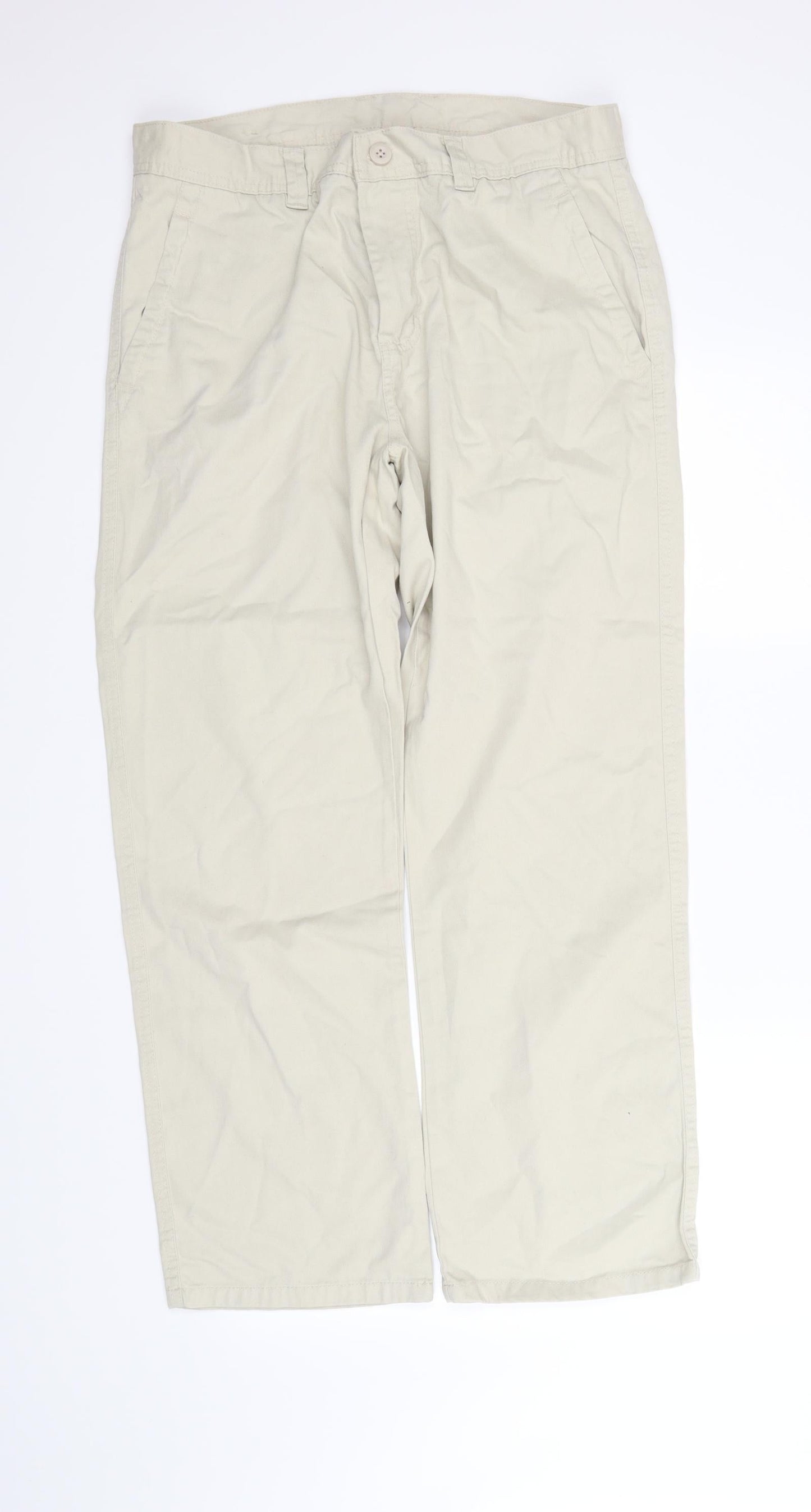 pre worn Mens Beige   Trousers  Size L L30 in