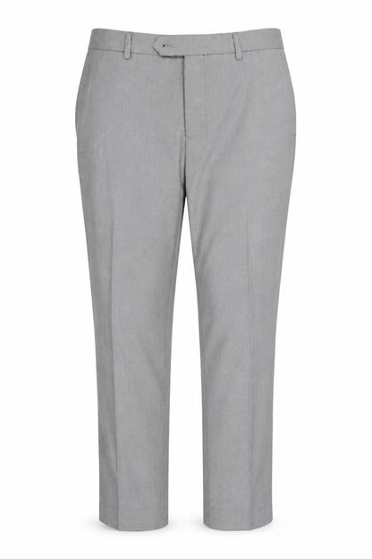 Front view of Cedarwood State women’s grey trousers, size M, 32-inch leg