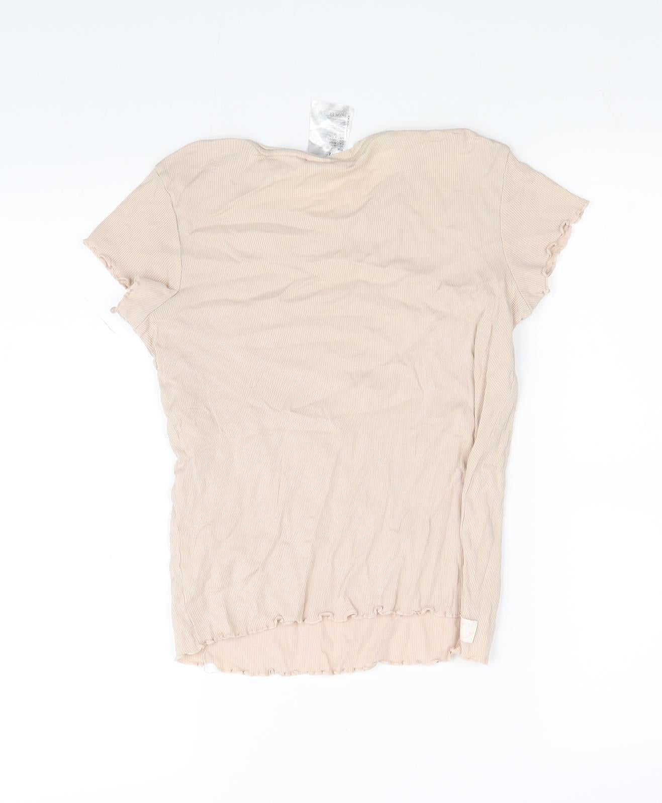 H&M Girls Pink   Basic T-Shirt Size 10-11 Years