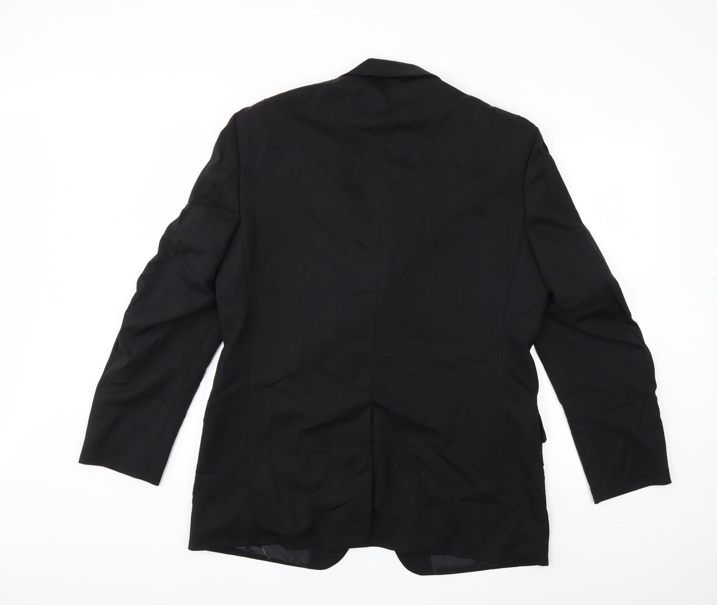 Preworn Mens Black   Jacket Suit Jacket Size 40
