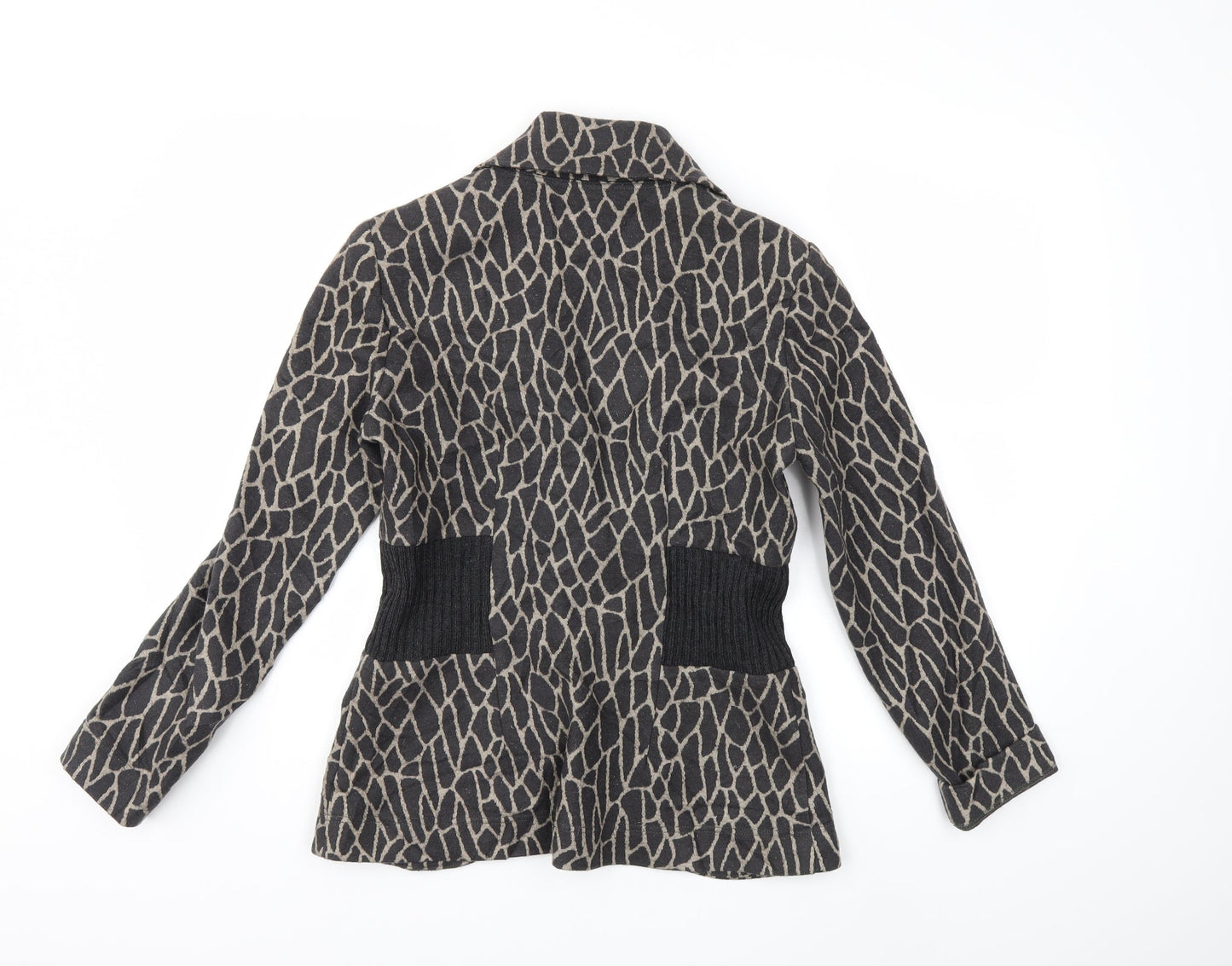 FSR Womens Grey Animal Print  Jacket  Size 10