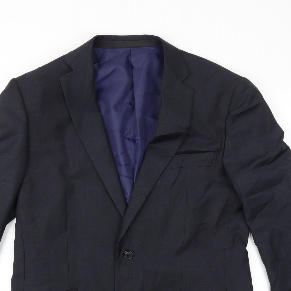 Marks and Spencer Mens Blue   Jacket Suit Jacket Size 40