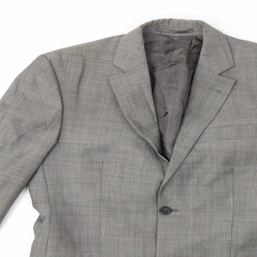 Linea Mens Grey   Jacket Suit Jacket Size 36