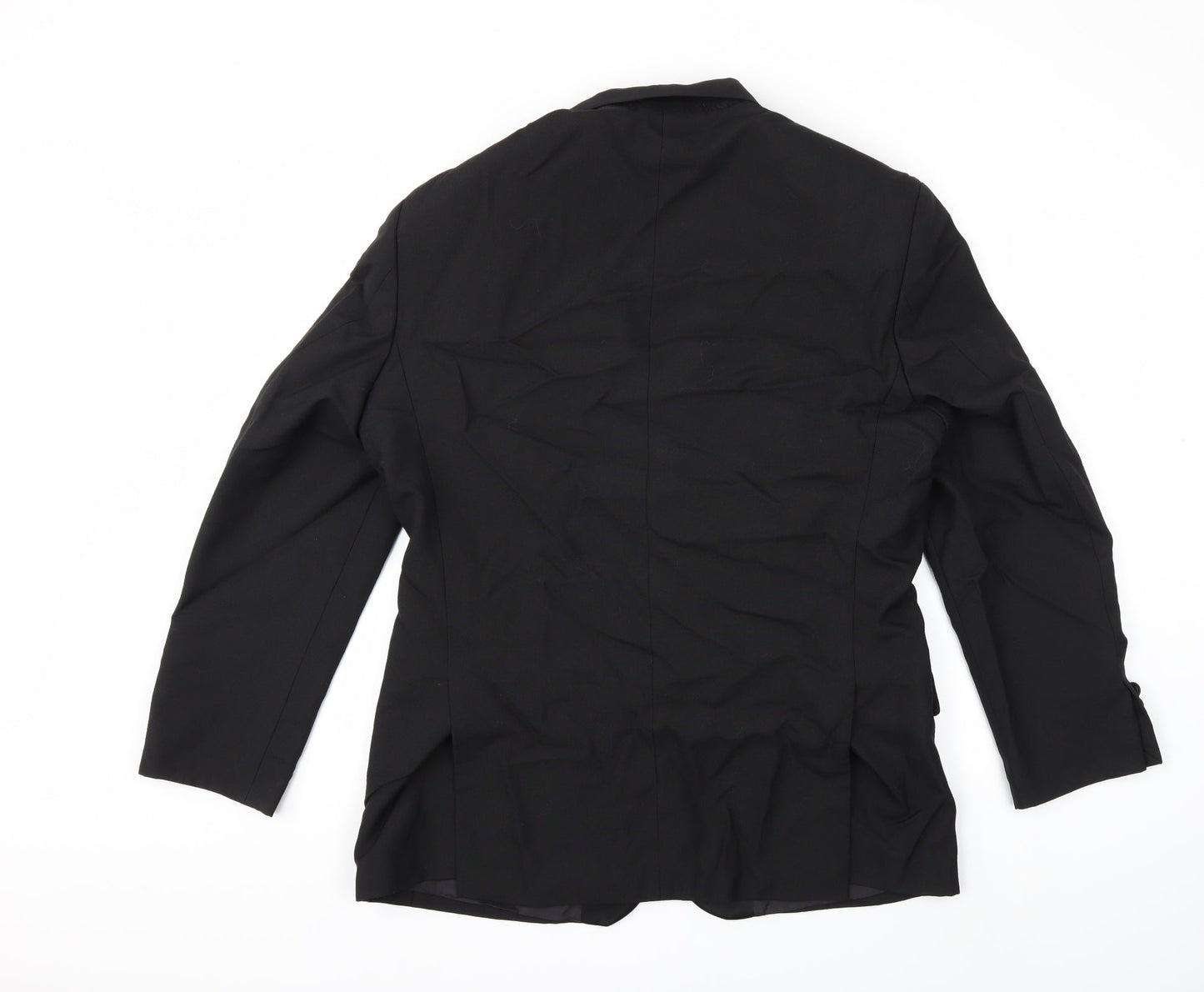Preworn Mens Black   Jacket Suit Jacket Size 42
