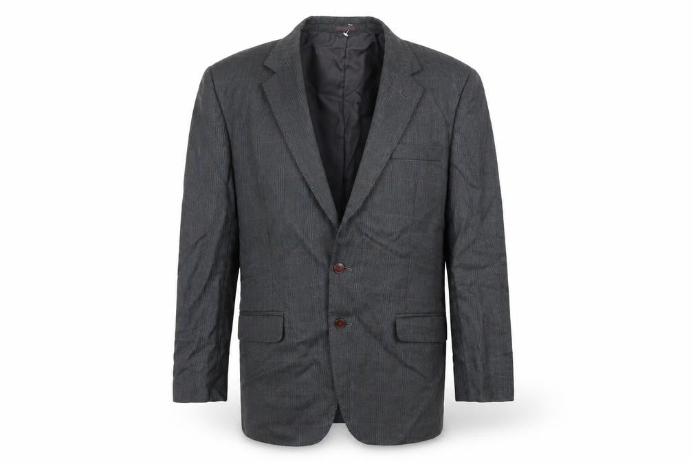 Preworn Mens Green Check  Jacket Suit Jacket Size 42