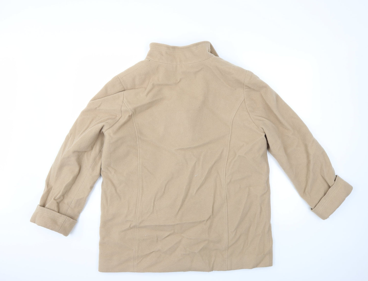 Marks & Spencer Womens Beige   Overcoat Coat Size 18