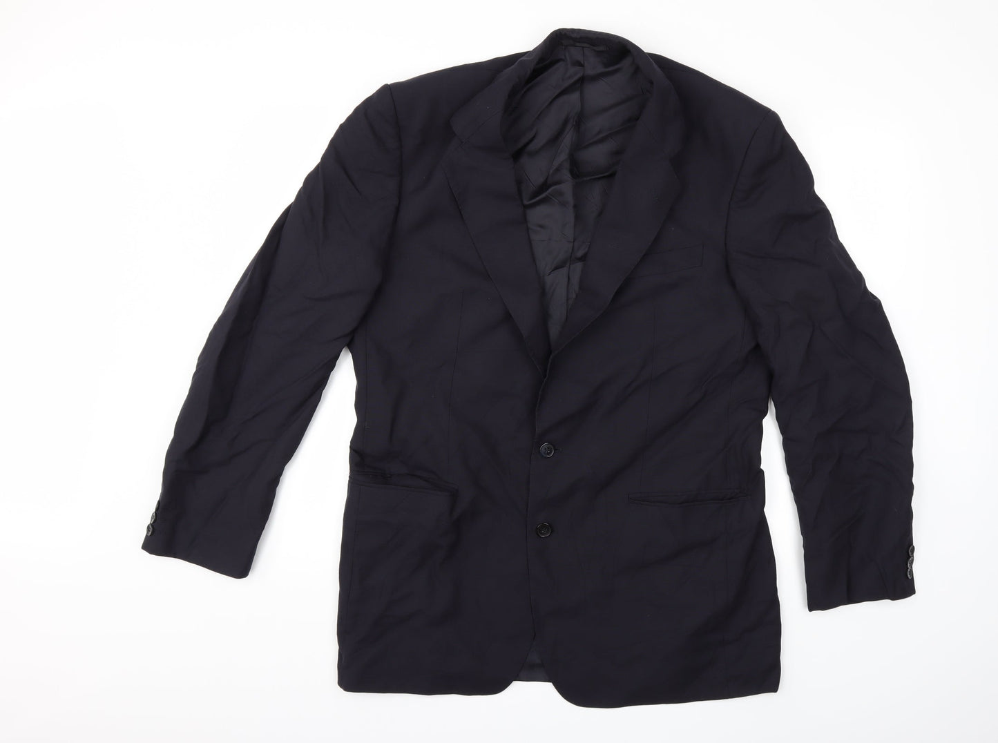 Preworn Mens Blue   Jacket Suit Jacket Size 42