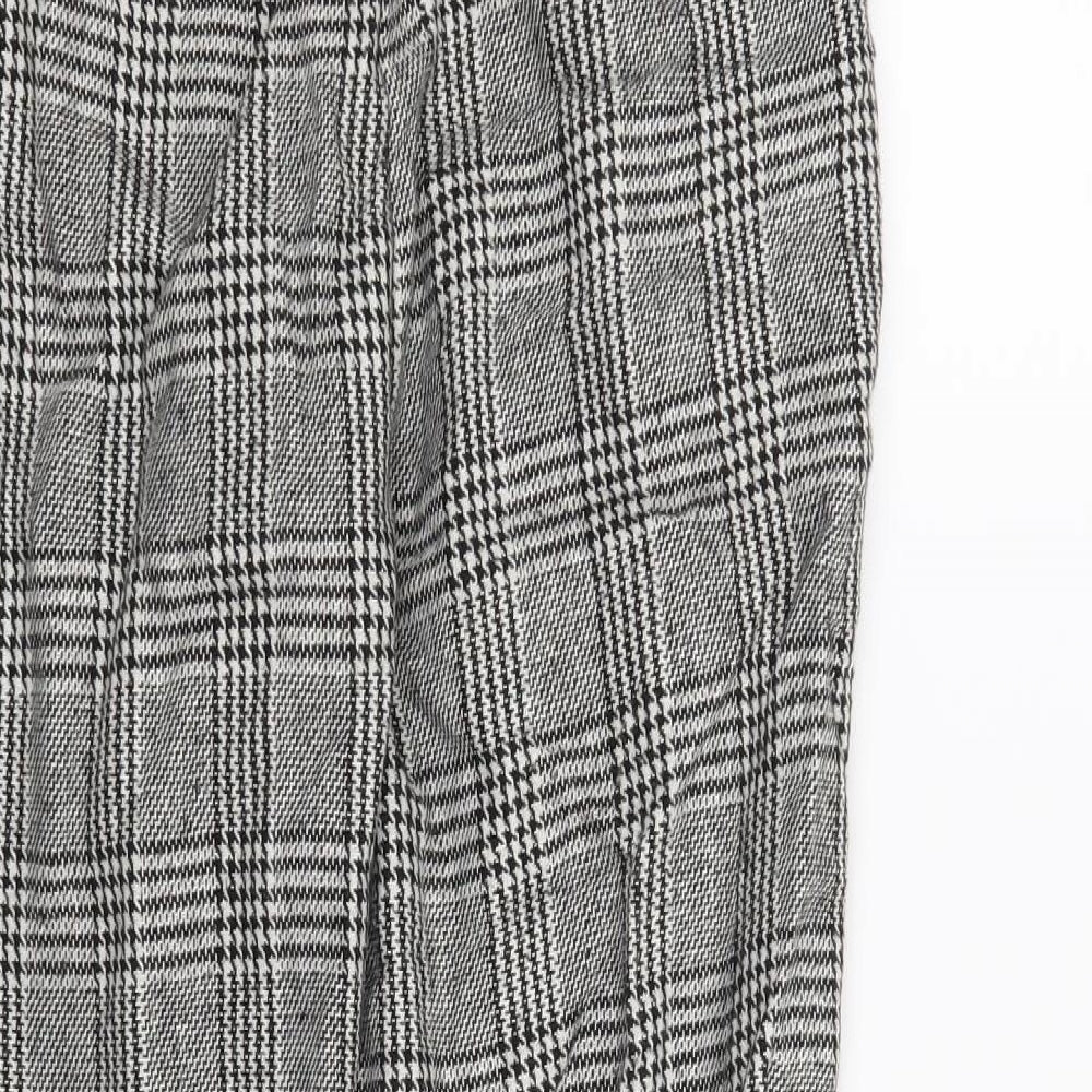 FOREVER 21 Womens Black Houndstooth  Trousers  Size S L25 in
