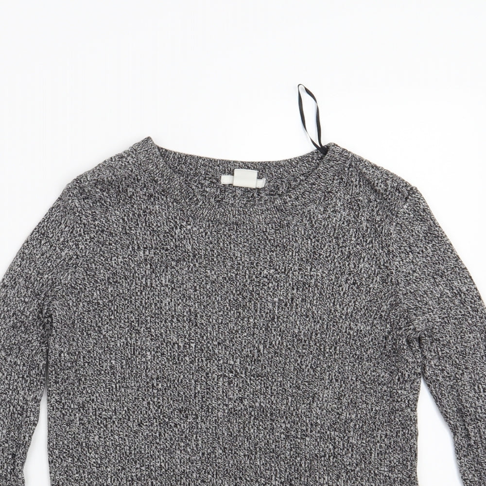 H&M Womens Grey   Pullover Jumper Size S