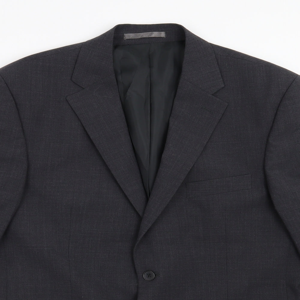 Preworn Mens Grey   Jacket Suit Jacket Size 42