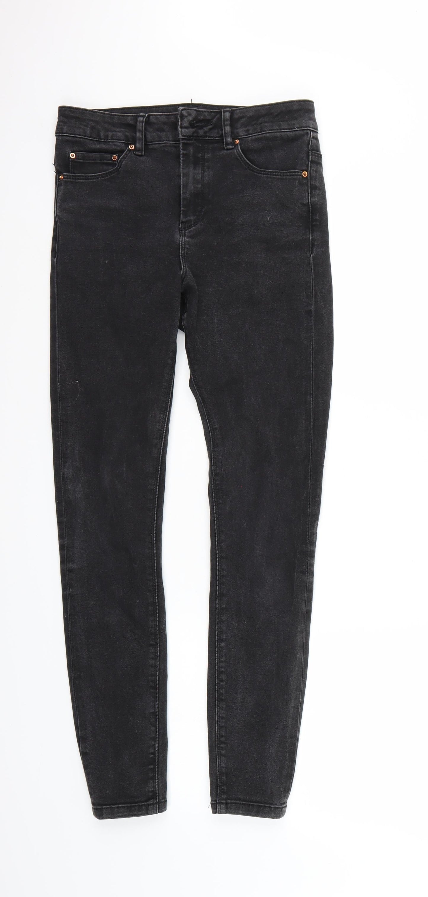 Preworn Womens Black   Skinny Jeans Size 28 L26 in