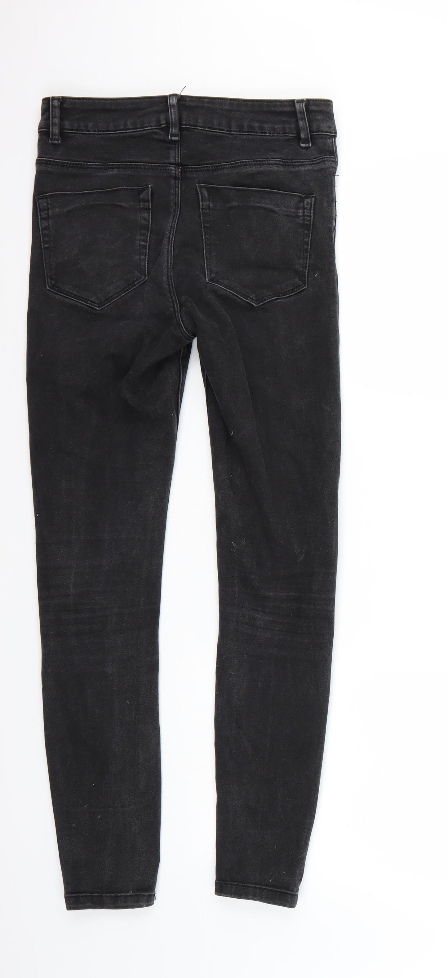 Preworn Womens Black   Skinny Jeans Size 28 L26 in