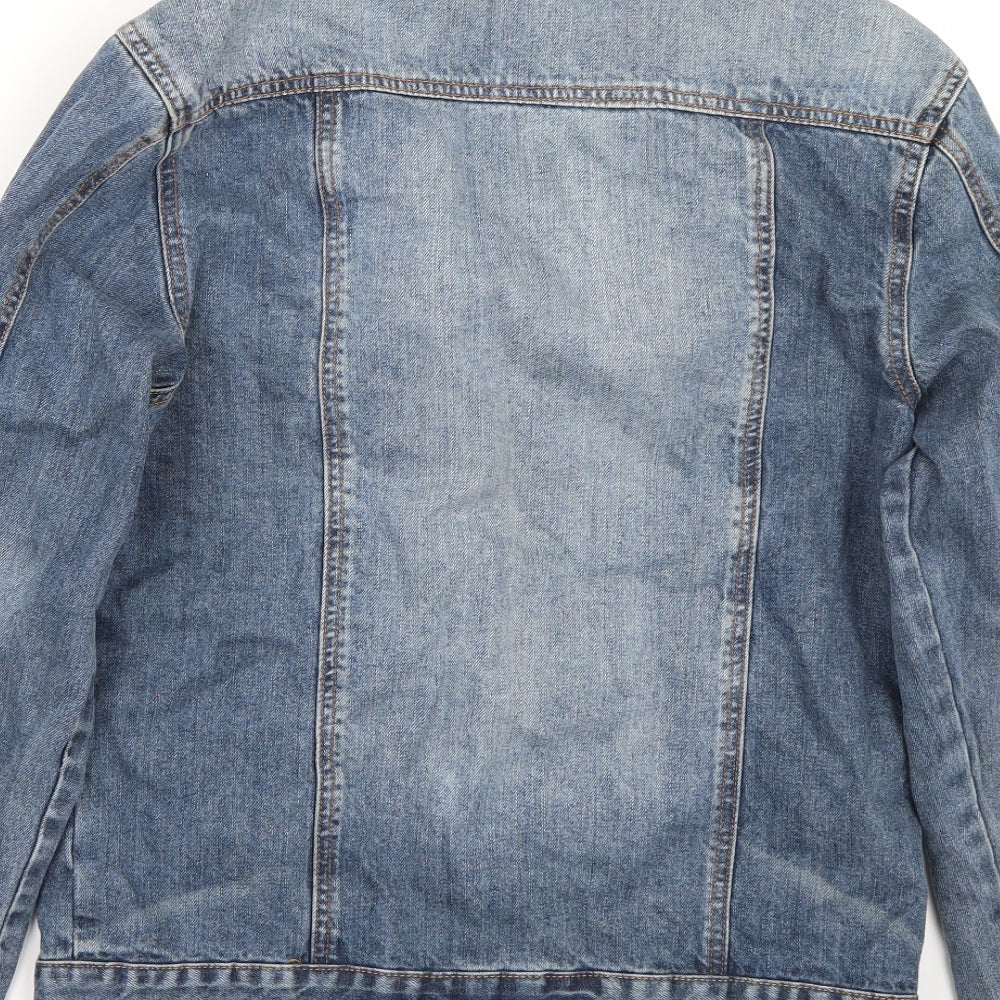 Easy Womens Blue   Jacket Coat Size S