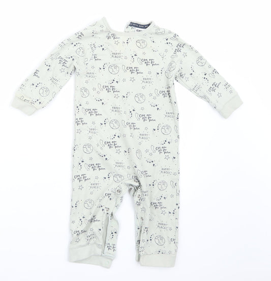 Fearne Baby Grey   Babygrow One-Piece Size 9-12 Months
