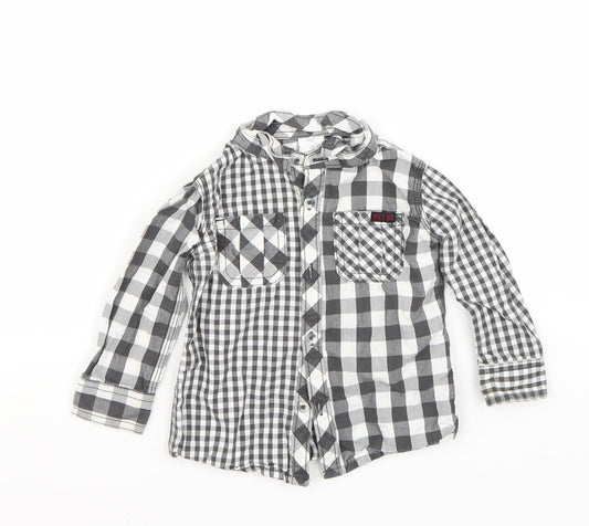 F&F Boys Grey   Basic Button-Up Size 9-12 Months