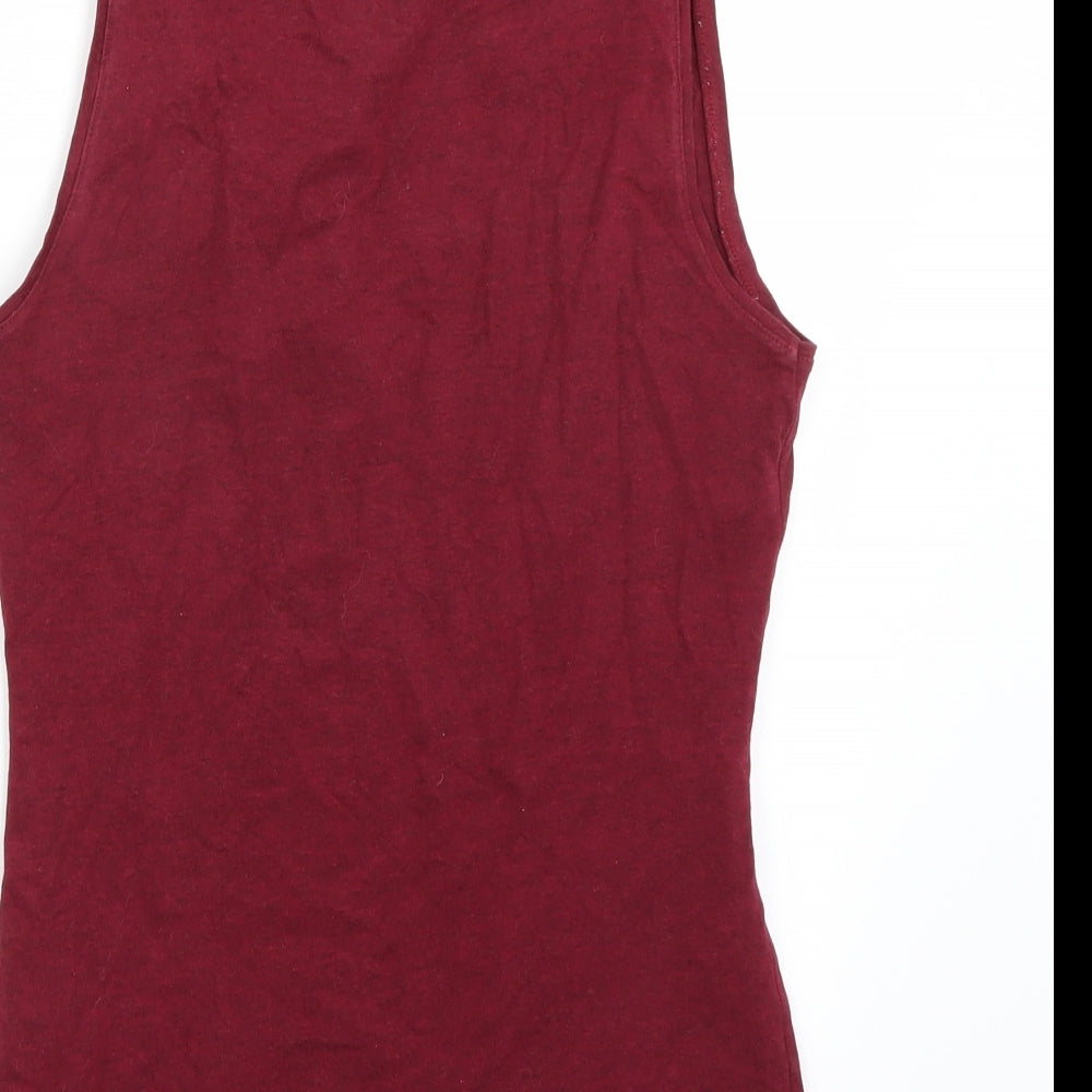 H&M Womens Purple   Basic T-Shirt Size S