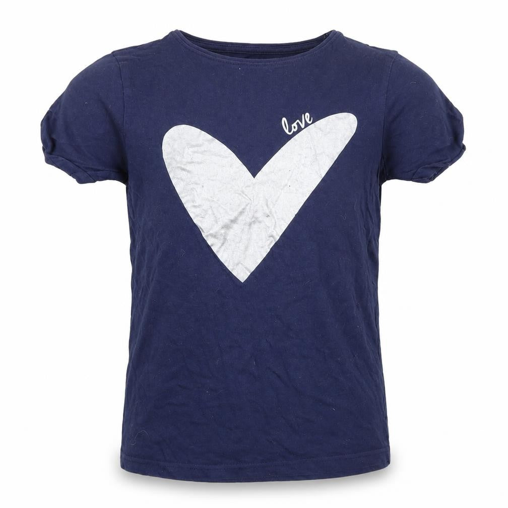 Young Dimension Girls Blue  Rayon Basic T-Shirt Size 12 Years
