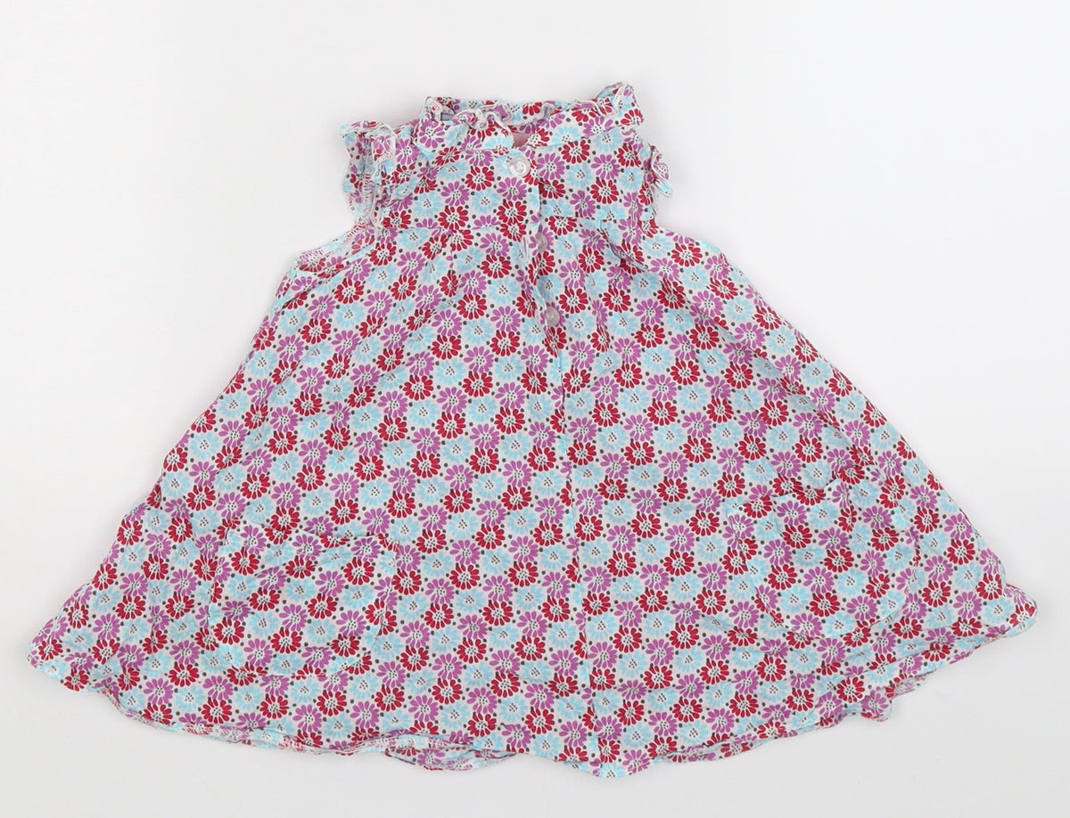 Cherokee Girls Multicoloured Floral  Fit & Flare  Size 9-12 Months