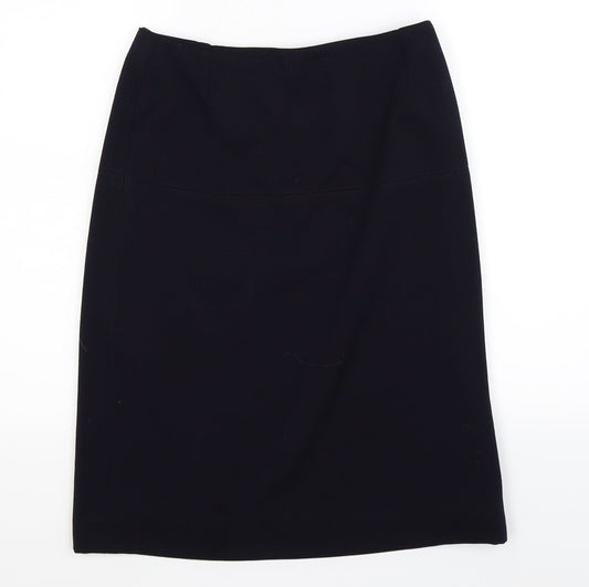 Preworn Womens Blue   Straight & Pencil Skirt Size 28 in